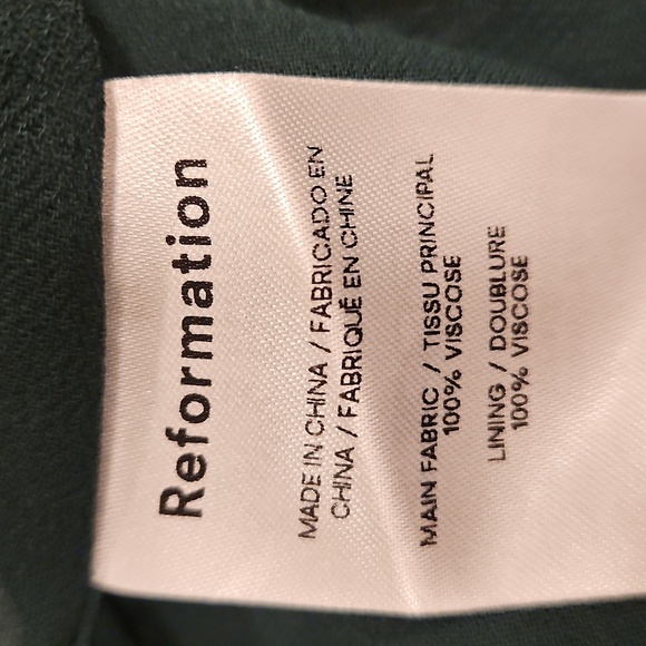 💕REFORMATION💕 Juliette Dress ~ Mosaic Multi-Color Geometric Print 4 NWOT - Picture 15 of 16